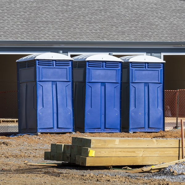 are there any restrictions on where i can place the porta potties during my rental period in Nesmith